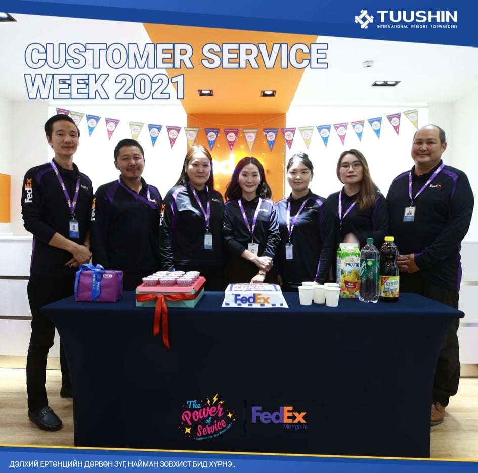 FedEx Mongolia нь “Сustomer Service Week 2021” баяраа тэмдэглэн өнгөрүүллээ.